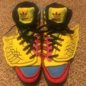 Jeremy Scott Adidas Multi-colored Wing Shoes